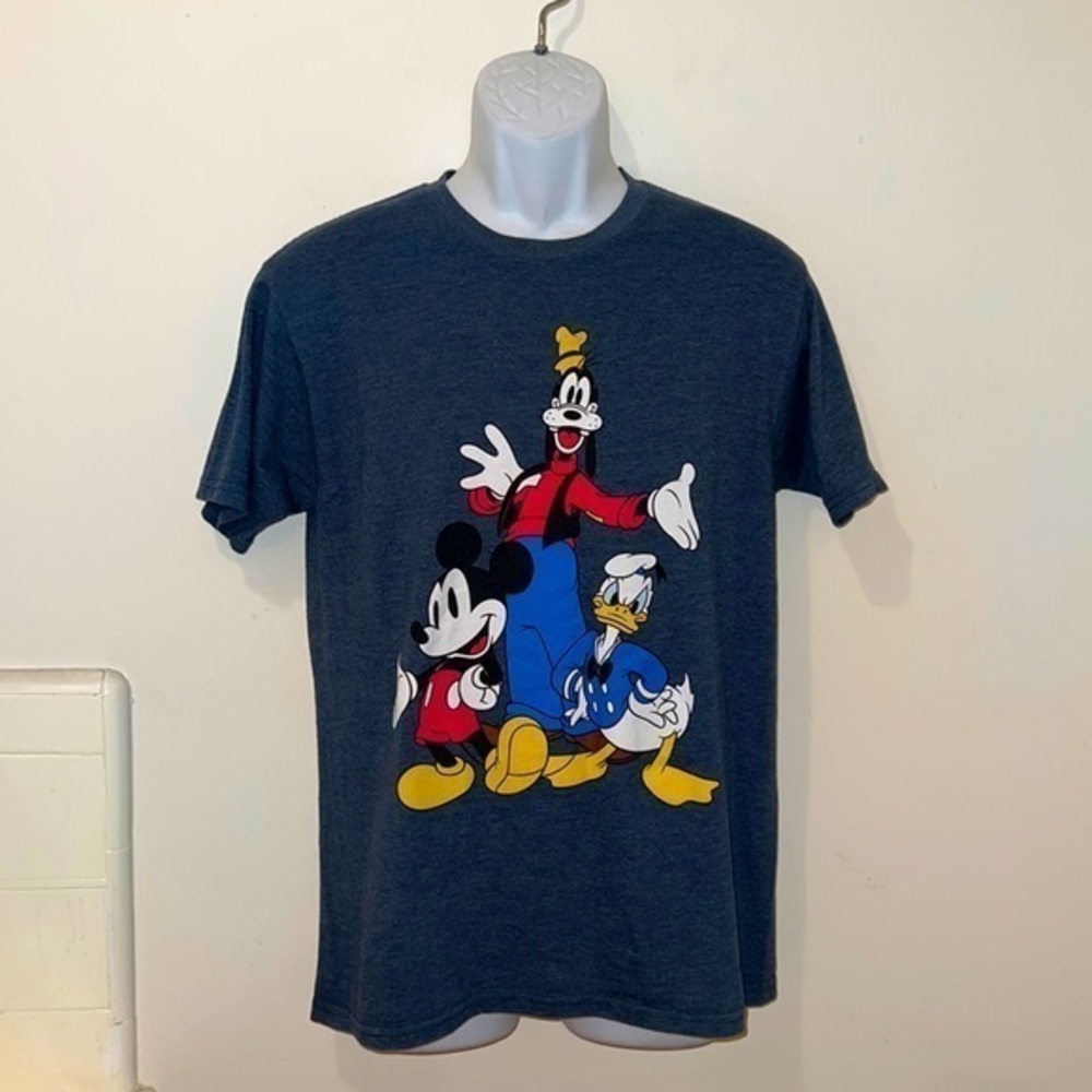 Unisex Disney Trio Mickey Mouse, Goofy, and Donald Duck Graphic Tee